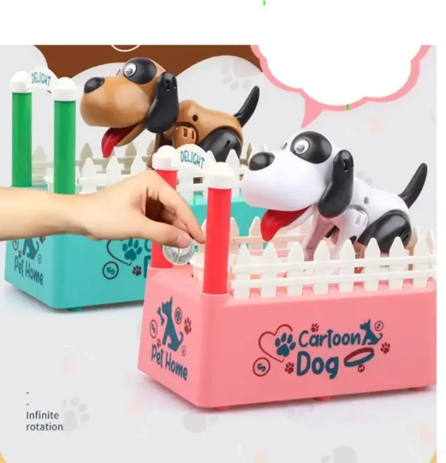 ALCANCIA PERRITO COME MONEDAS